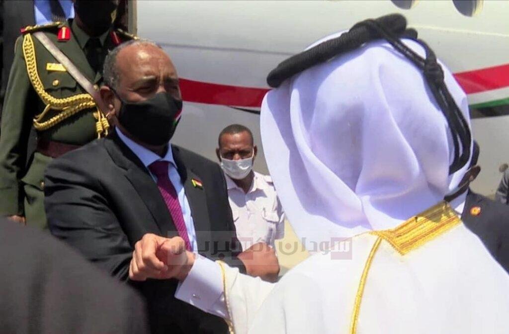 البرهان يصل الدوحة البرهان يصل الدوحة