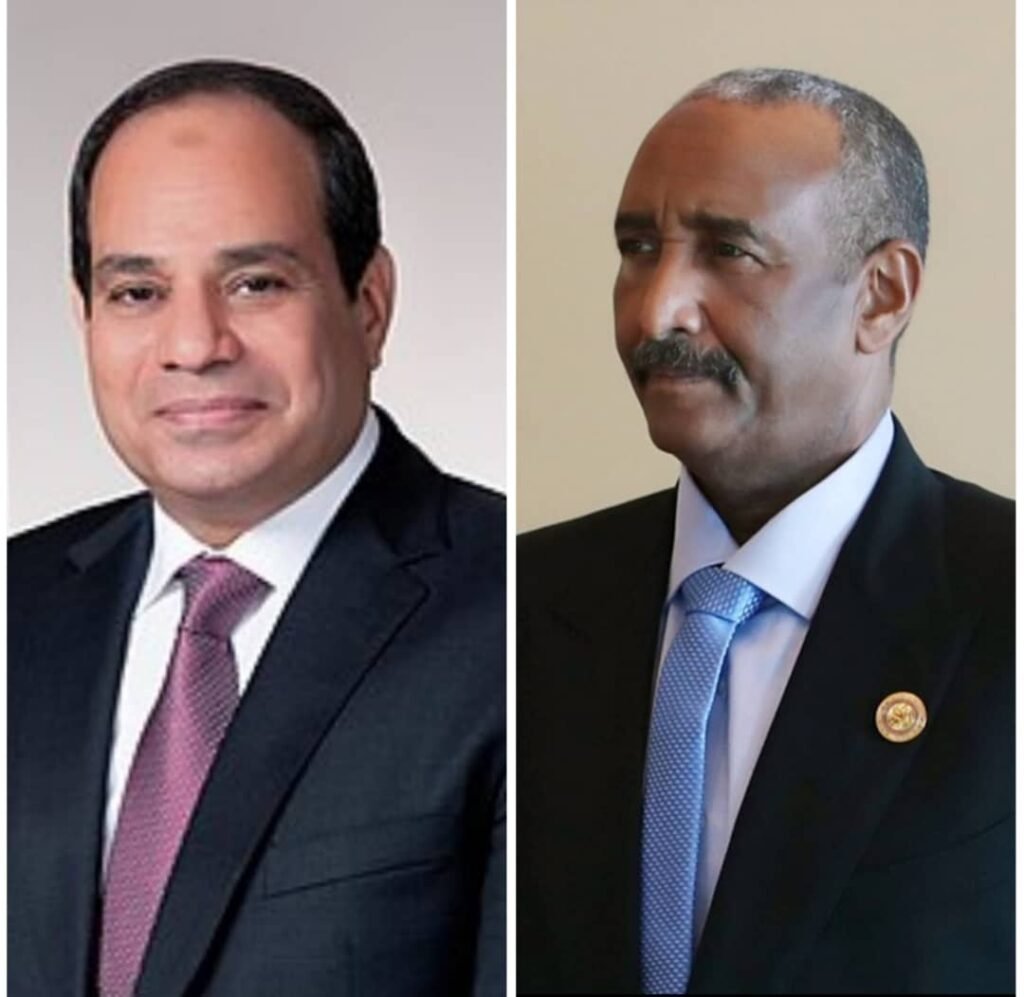 مكالمة عاجلة بين السيسي والبرهان بعد إعلان أثيوبيا عن إكمال الملء الثاني لسد النهضة مكالمة عاجلة بين السيسي والبرهان بعد إعلان أثيوبيا عن إكمال الملء الثاني لسد النهضة