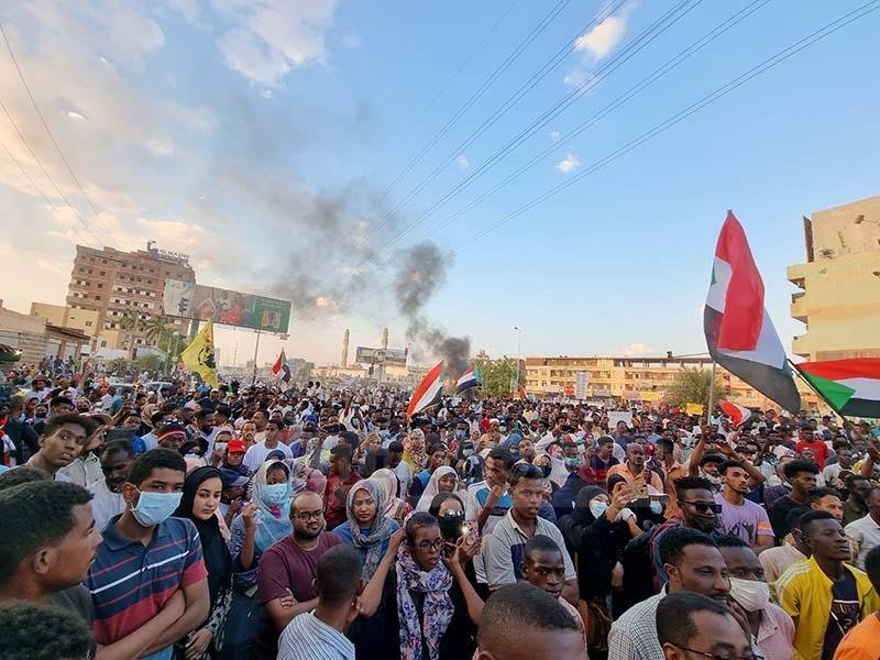 فيديو لمشاهد متنوعة من مسيرات يوم 21 أكتوبر في الخرطوم