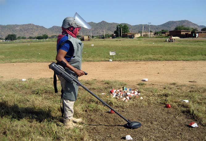 إكرام أثناء تدريبها