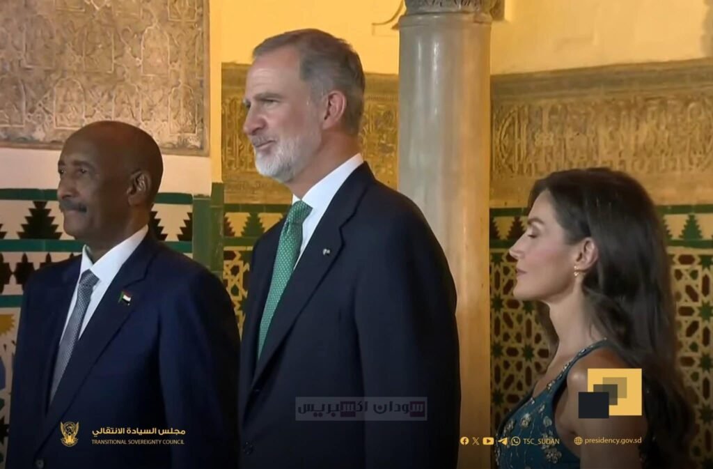 الملك فيليب السادس يستقبل البرهان في القصر الملكي بإسبانيا الملك فيليب السادس يستقبل البرهان في القصر الملكي بإسبانيا