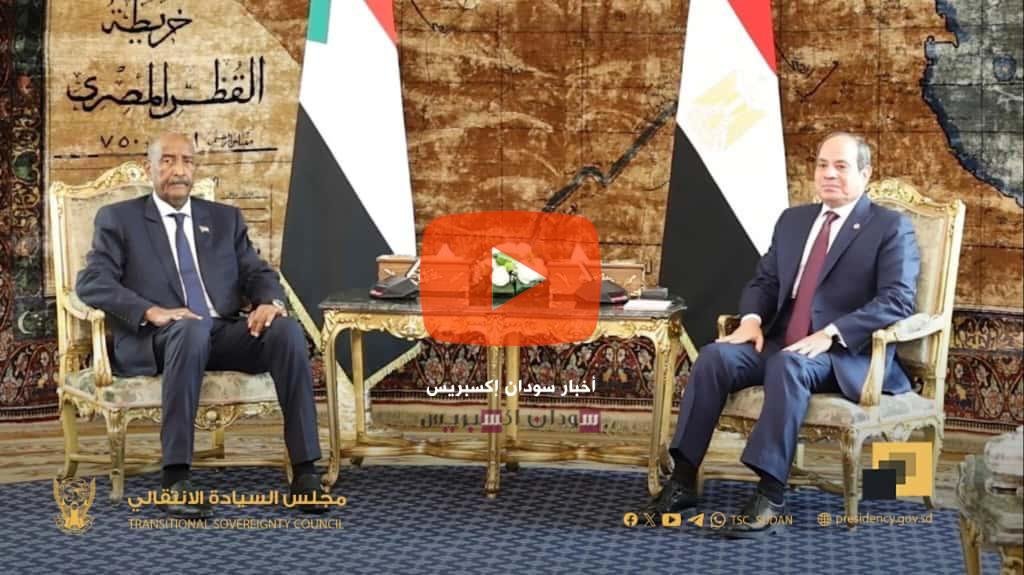 البرهان يصل مصر ويلتقي السيسي: مبادرة "الرباعية" إحدى بنود الاجتماع