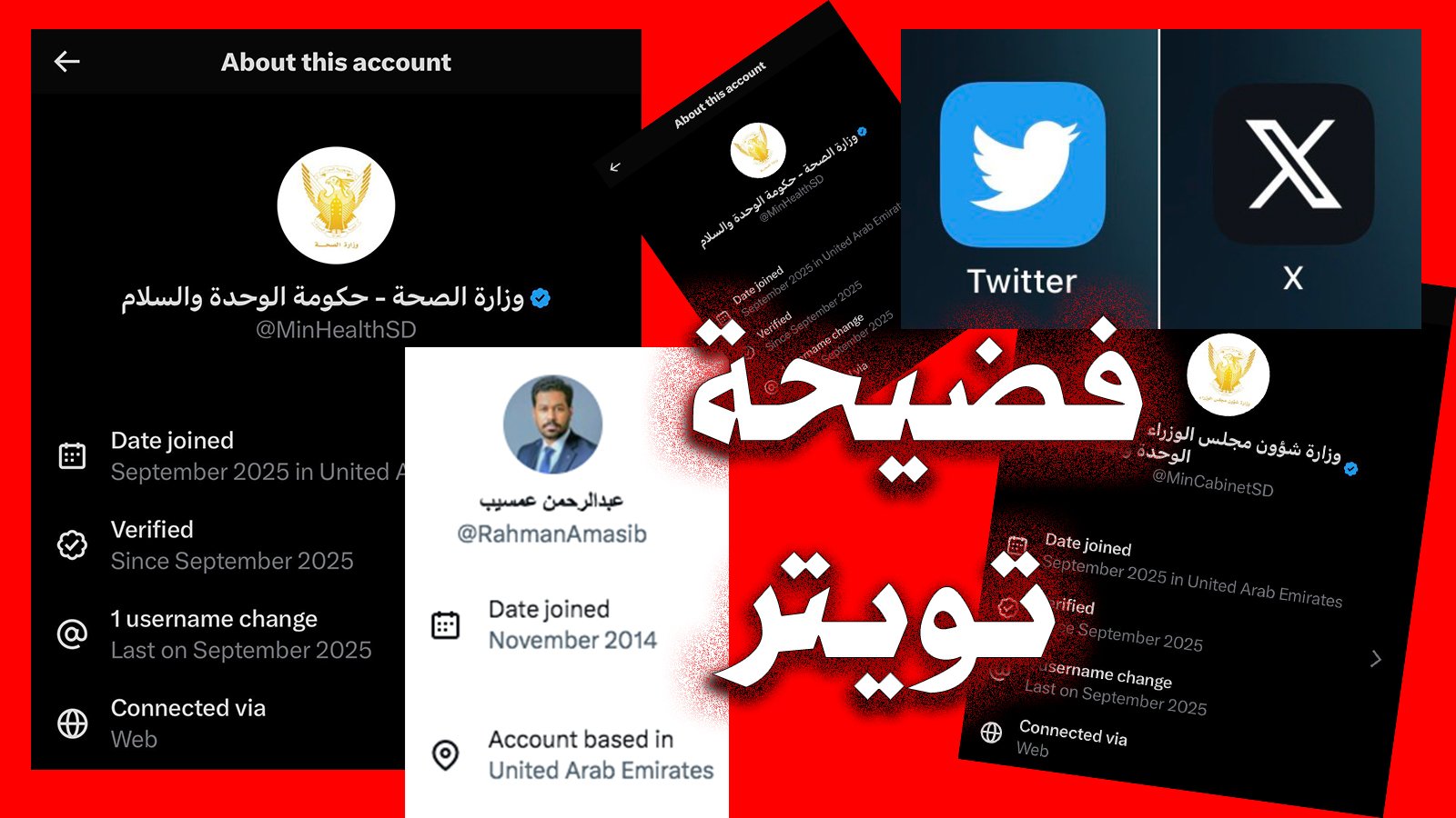 تويتر يكشف مواقع الحسابات