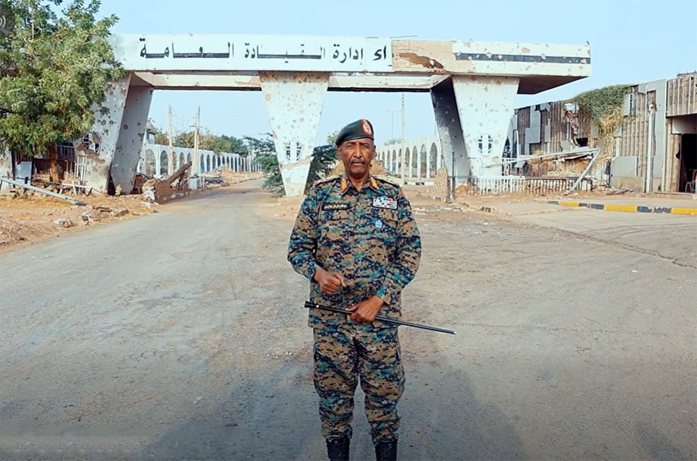 البرهان في القيادة العامة للقوات المسلحة السودانية