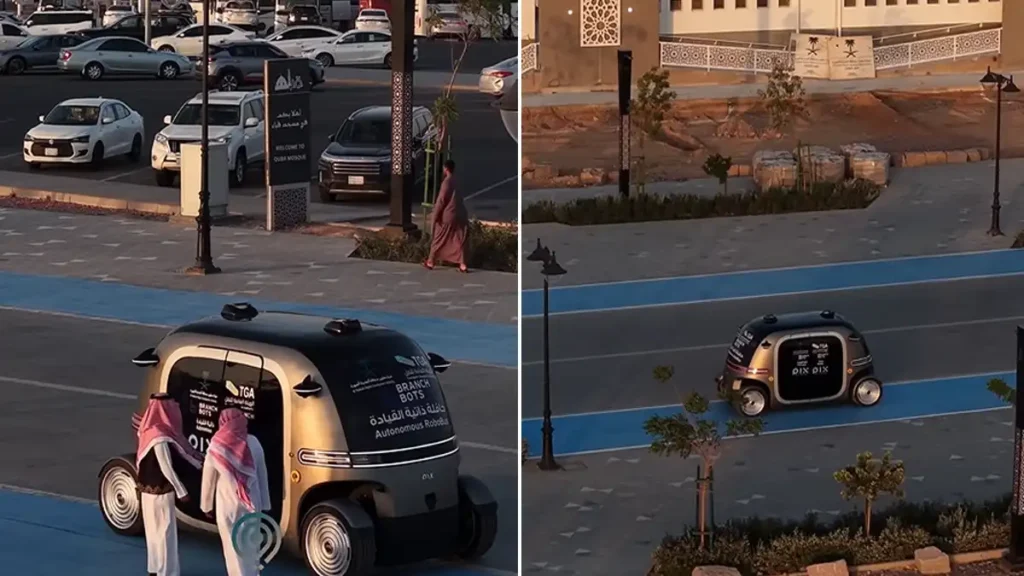 فيديو.. مركبة ذاتية القيادة تنقل الزوار في ساحات مسجد قباء بالمدينة المنورة مركبة ذاتية القيادة