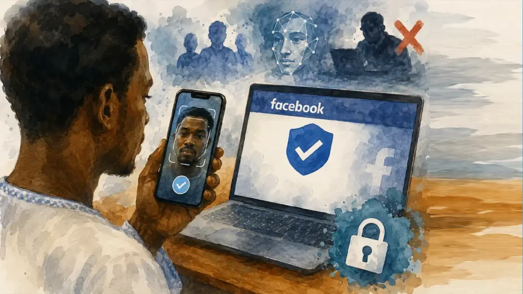 توثيق فيسبوك المجاني.. كيف تفعل شارة السيلفي الجديدة للحسابات الشخصية؟ شارة توثيق فيسبوك المجانية بالسيلفي