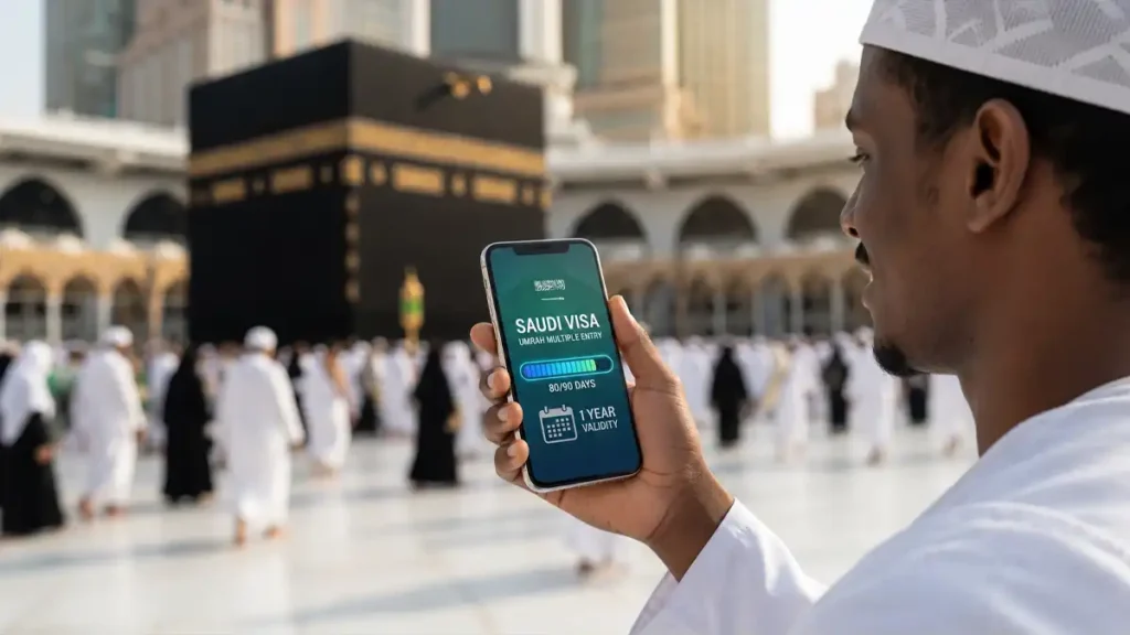 تحذير للمعتمرين: خطأ شائع في “تأشيرة السنة” قد يعرضك لمخالفة الإقامة في السعودية تأشيرة العمرة المتعددة في السعودية