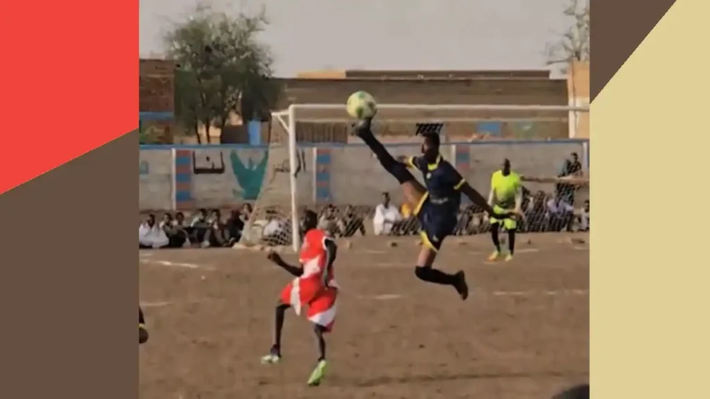 كأنه يطير في الهواء.. قفزة استثنائية للاعب سوداني تشعل منصات التواصل حول العالم (فيديو) كأنه يطير في الهواء.. قفزة استثنائية للاعب سوداني تشعل منصات التواصل حول العالم (فيديو) اللاعب سيد أحمد مصطفى